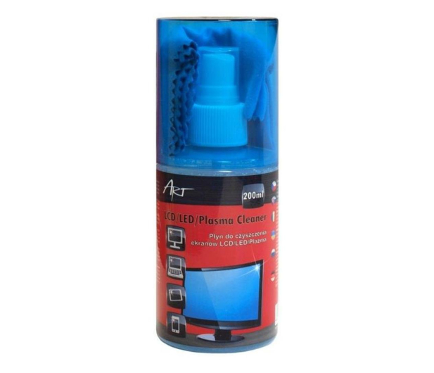 ART AS-12 Płyn  ze ściereczką do ekranów LCD/PLAZMOWYCH 200 ml  CZART AS-12 - 1281954 - zdjęcie